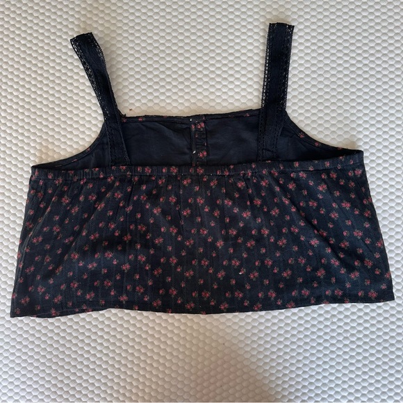 NWOT American Eagle Floral Crop Top- sz L - Picture 3 of 5